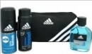 Adidas Fresh Impact - voda po holení 100 ml + tělový sprej 150 ml + osvěžující deodorant do bot 150 ml + taška
