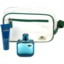 Lacoste Eau de Lacoste L.12.12 Bleu EdT dárková sada pánská - Edt 100ml + 50ml sprchový gel + kosmetická taška