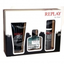 Replay for Him EdT dárková sada pánská - Edt 30ml + 50ml sprchový gel + 50ml deodorant