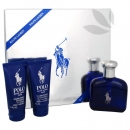 Ralph Lauren Polo Blue - dárková sada EdT 75 ml M + SG 50 ml + balzám po holení 50 ml